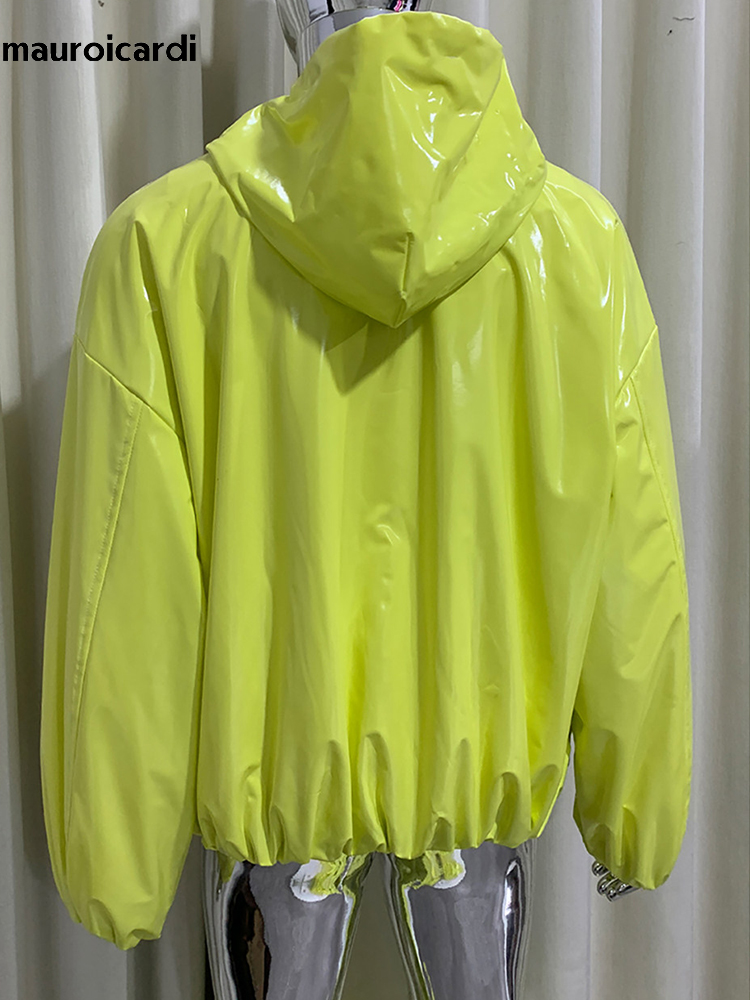Streetwear Brand Jacket - Мужская кожаная куртка Mauroicardi Spring оверсайз