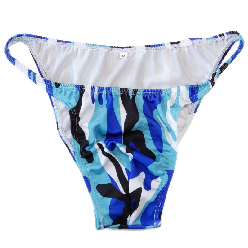 A Bathing Ape Camo - Мужские бикини-стринги в полоску Jersy, нейлон,