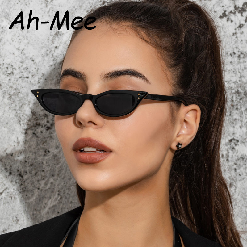 Streetwear Brand With Eye - Маленькие солнцезащитные очки «кошачий глаз», женские
