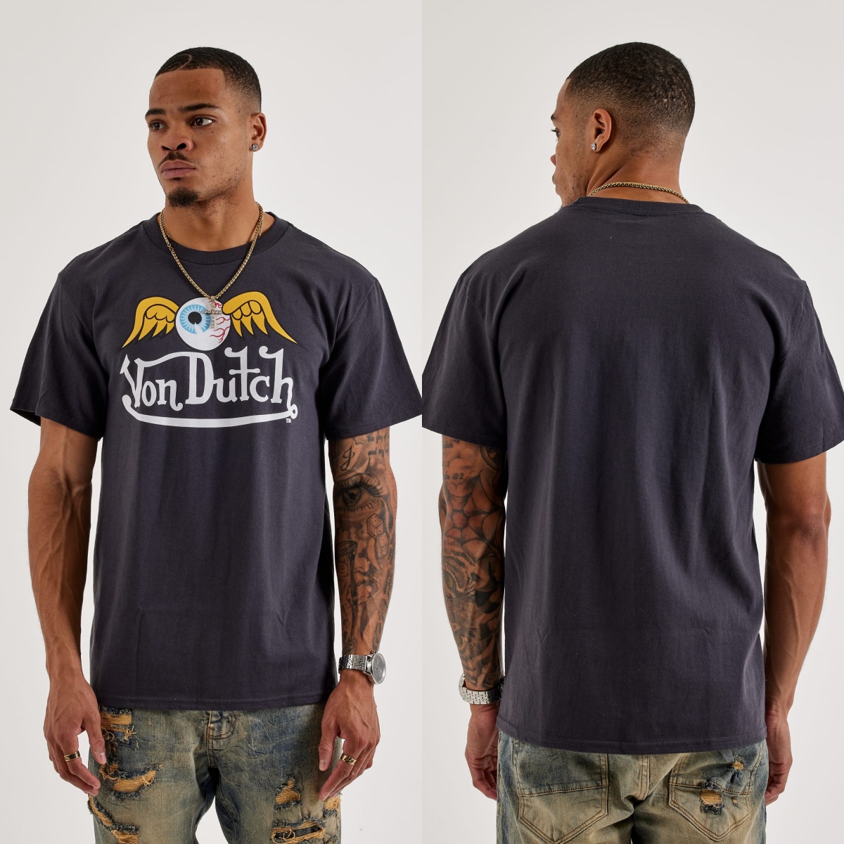Streetwear Brand With Eye - Футболка Flying Eye Von Motorcycle Street