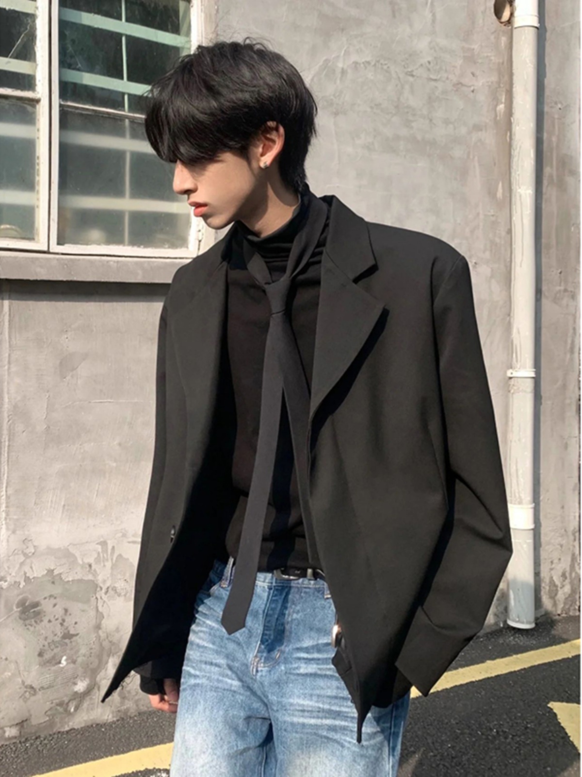 Streetwear Brand Jacket - Мужской пиджак в повседневном стиле Cleanfit,