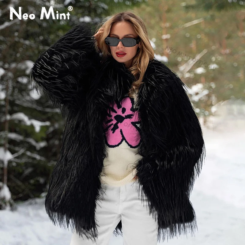 Женское меховое пальто Neo Min – обзор и цена Streetwear Brand Jacket