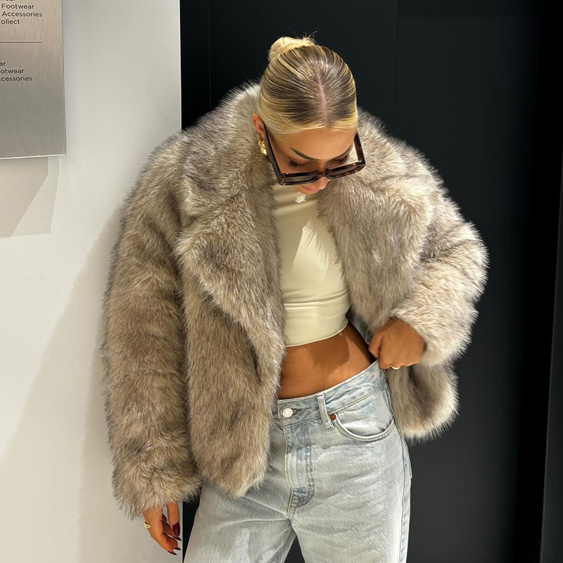 Стильная женская куртка из иск – обзор и цена Streetwear Brand Jacket
