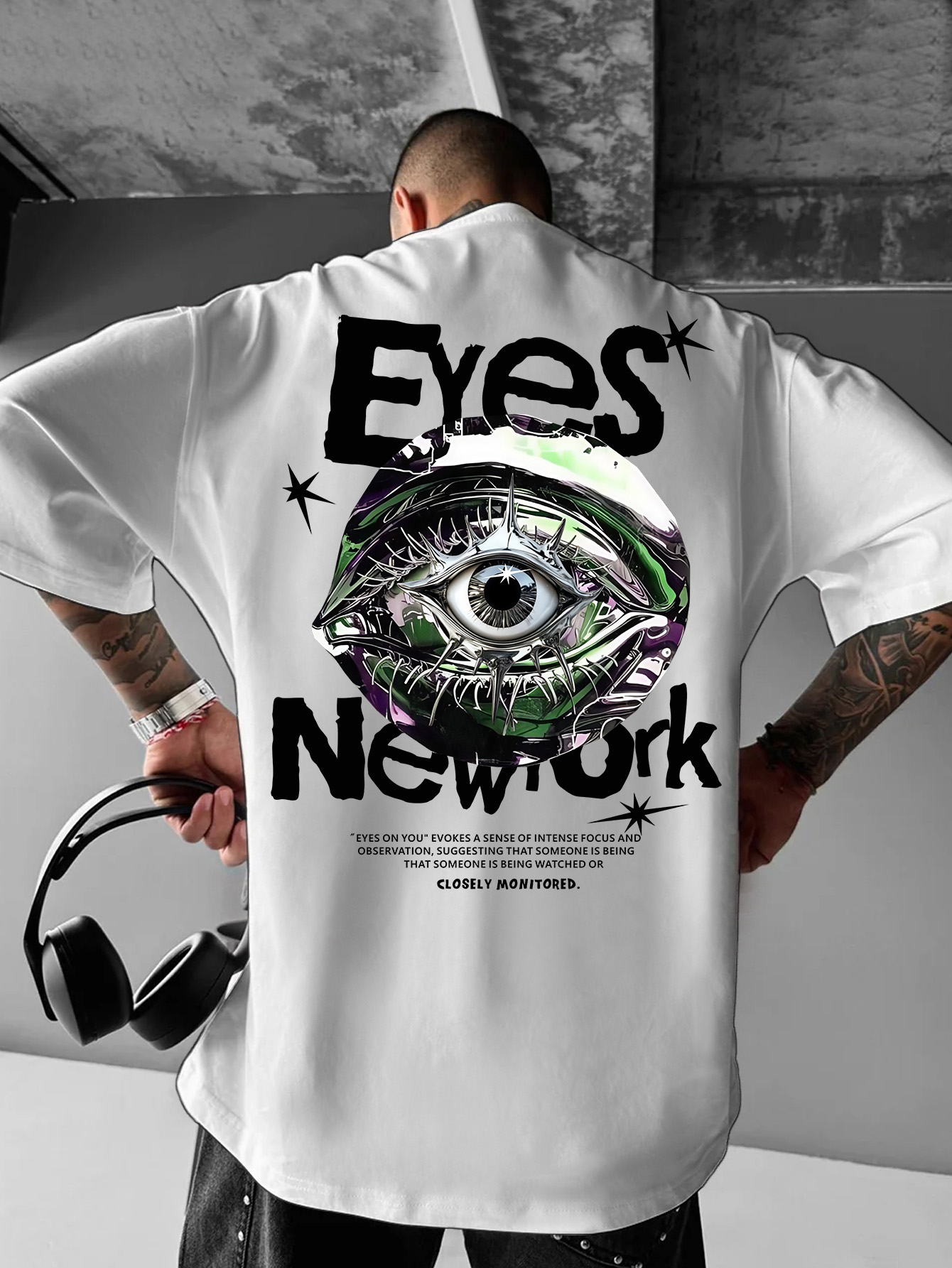 Мужская оверсайз футболка в го – обзор и цена Streetwear Brand With Eye