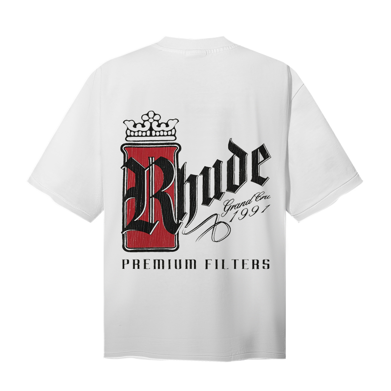 Футболка Rhude с буквенным при – обзор и цена Quality Streetwear Brand